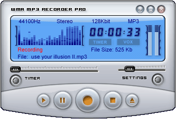 I-Sound WMA MP3 Recorder Professional Screenshot